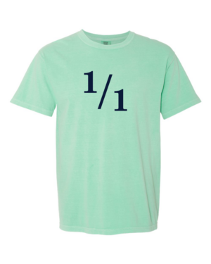 1/1 limited edition t-shirt (teal)